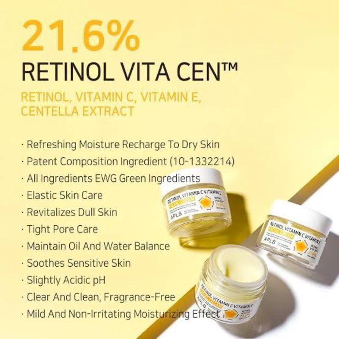 [ APLB ] APLB Retinol Vitamin C Vitamin E Facial Cream
