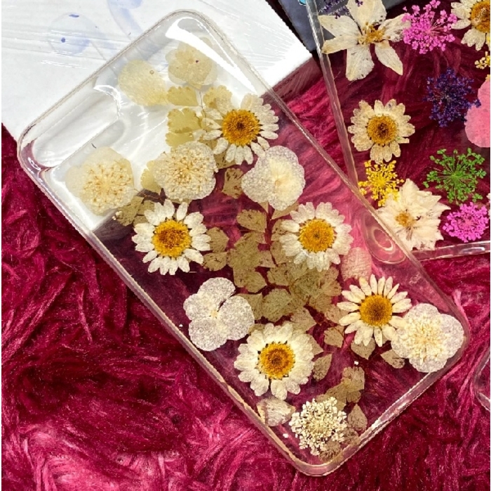 iPhone 7/8 Plus Transparent Fresh Flowers Phone Case