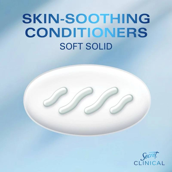 [ Secret ] Secret Clinical 72 HR Soft Solid Antiperspirant/Deodorant in the "Light & Fresh" scent