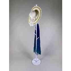 Coat Rack w/Marble Base - White