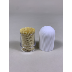 Toothpick with Case - White Dia.5.2xH9cm
