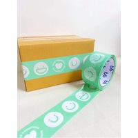 #TP07 Smiley Tape Green 50cm - 1PC
