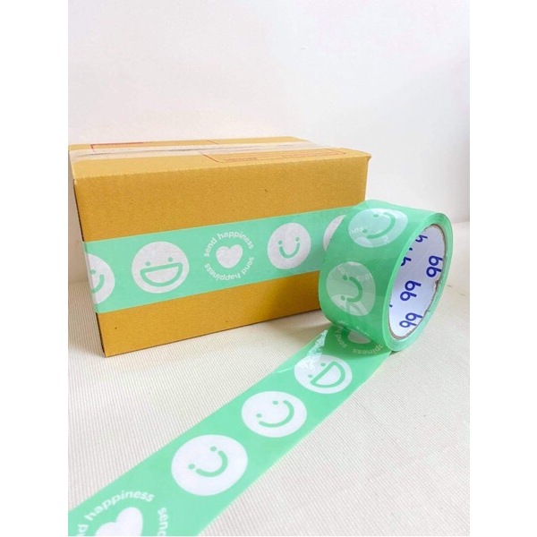 #TP07 Smiley Tape Green 50cm - 1PC