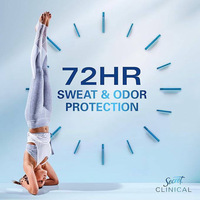 [ Secret ] Secret Clinical 72 HR Soft Solid Antiperspirant/Deodorant in the "Light & Fresh" scent