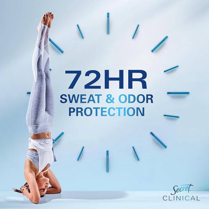 [ Secret ] Secret Clinical 72 HR Soft Solid Antiperspirant/Deodorant in the "Light & Fresh" scent