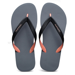 Hotmarzz Gray Orange Flip Flop 