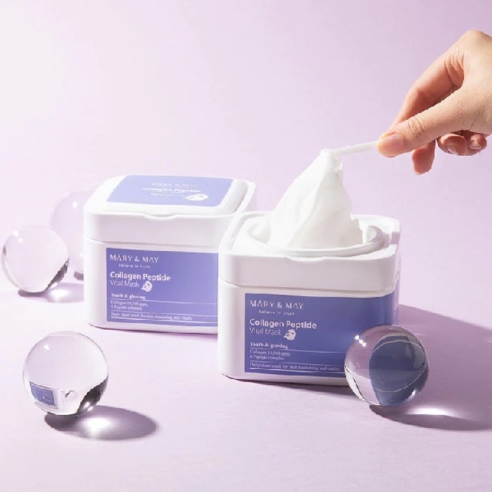MARY & MAY Collagen Peptide Mask (30ea)