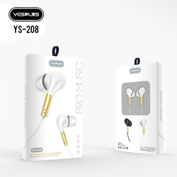 YESPLUS_YS-208-Earphone Pro Music/White