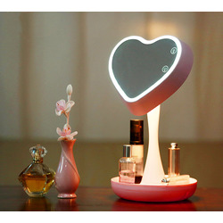 USB LED Cosmetic Makeup Heart Shape 4274