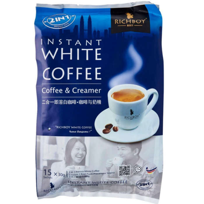 Rich Boy Instant White Coffee 30g-15sachets