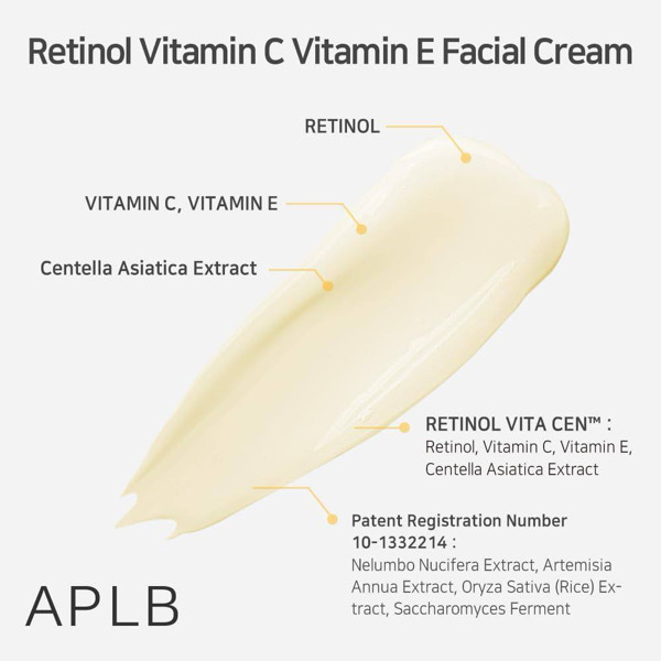 [ APLB ] APLB Retinol Vitamin C Vitamin E Facial Cream