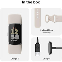 Fitbit Charge 6 Fitness Tracker with Google apps, Heart Rate on Exercise Equipment