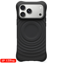 iPhone Featuring a Wavy Design With Magnetic Attachment Case 17/18 Pro/Black