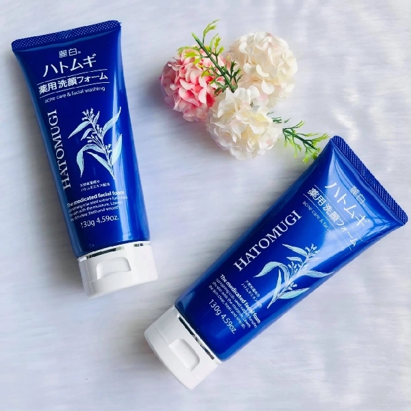 HATOMUGI The Medicated Facial Foam 130g