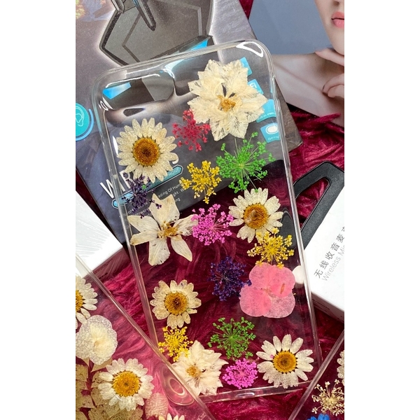 iPhone 7/8 Plus Transparent Fresh Flowers Phone Case