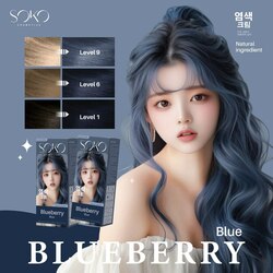 SOKO Color Hair Cream/គ្រីមប្តូរពណ៌សក់-Blueberry (Blue)