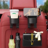 Car Seat Headrest with Cup Holder