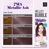 ថ្នាំកក់ពណ៌ MISE EN SCENE Hello Bubble Metallic