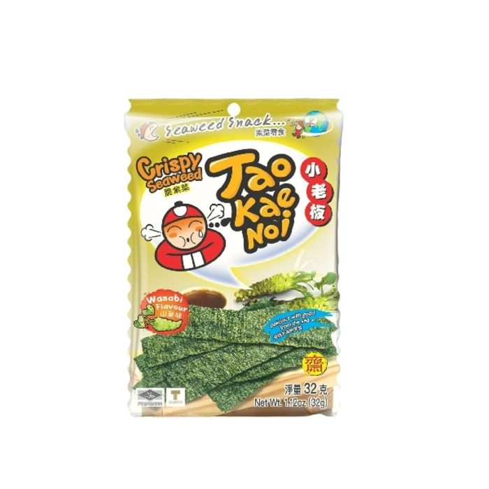 TAO KAE NOI Crispy Seaweed Wasabi 32g