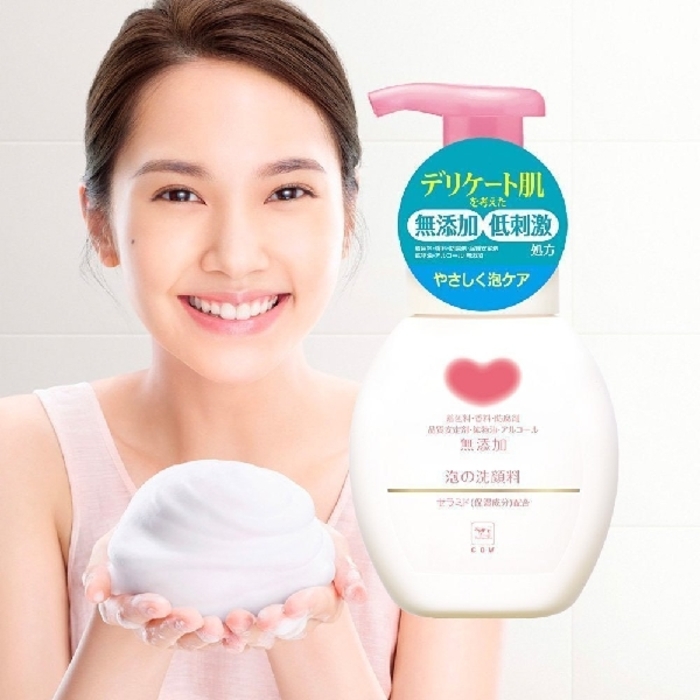 Cow Brand Mutenka Additive-Free Bubble Face Wash Foam 200ml