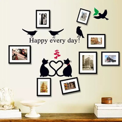 DIY Cat Wall Stickers
