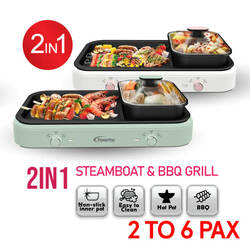 POWERPAC PPMC763 STEAMBOAT WITH BBQ GRILL