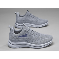  Light Running Shoes Men Breathable Sneakers Walking Jogging Trainers Shoes - Grey 