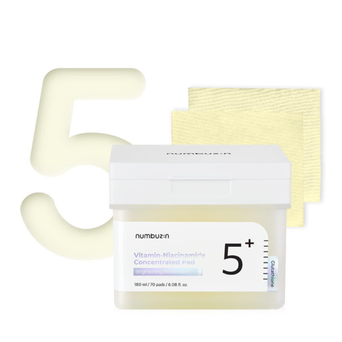 numbuz:n NO.5 Vitamin Niacinamide Concentrated Toner Pad 70 Pads