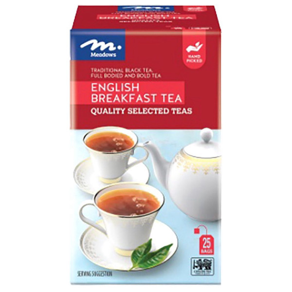 Meadows English Breakfast Tea-25sachets