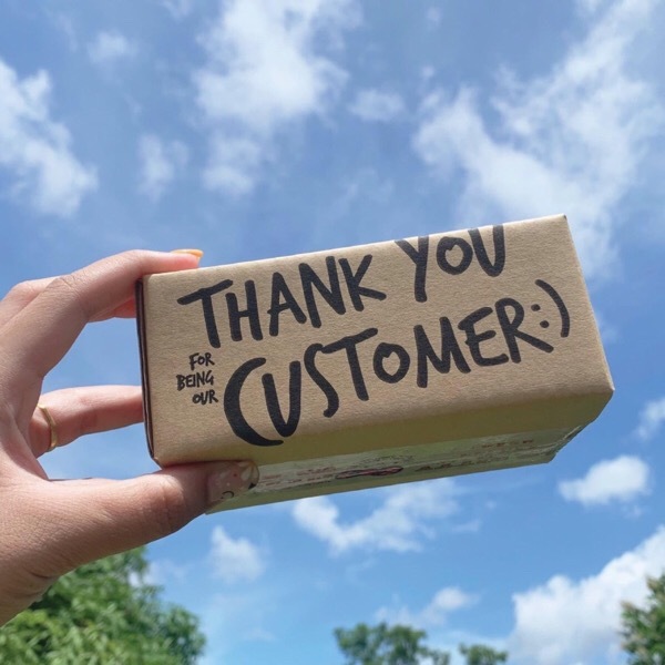 #T001 Thank You Customer Box Size 00 9x14x6cm - 1 Set (20PCS)