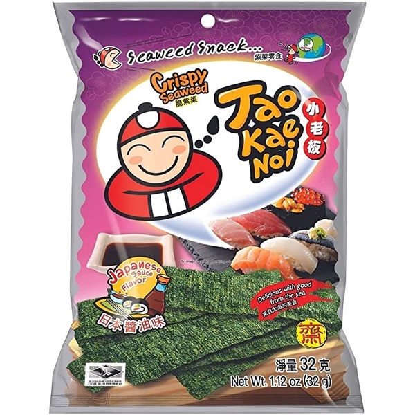 TAO KAE NOI Crispy Seaweed Japan Sauce 32g