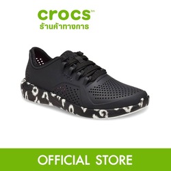 🇹🇭 ស្បែកជើងនារី CROCS LiteRide Leopard Pacer ពណ៌ខ្មៅ