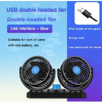 2 head fan- USB