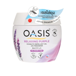 Oasis Mosquito Repellent Gel Air Freshener Relaxing Purple 180g