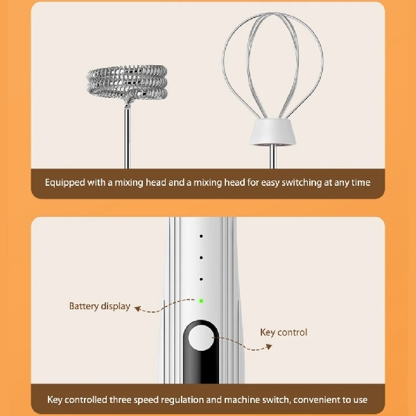 Electric Milk Frother Form Maker