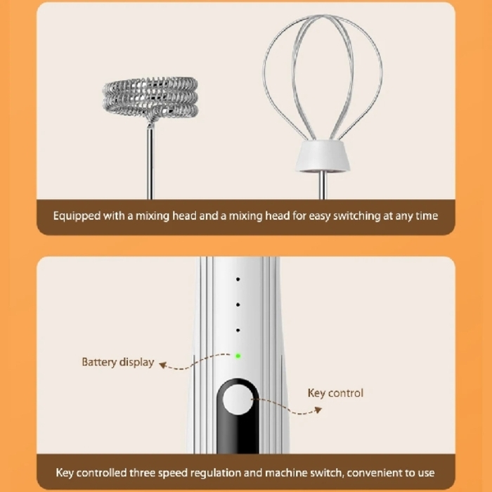Electric Milk Frother Form Maker
