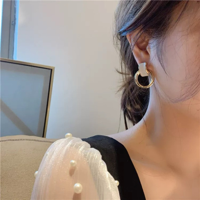 Woman's Fashion Earrings / ក្រវិលនារី 131