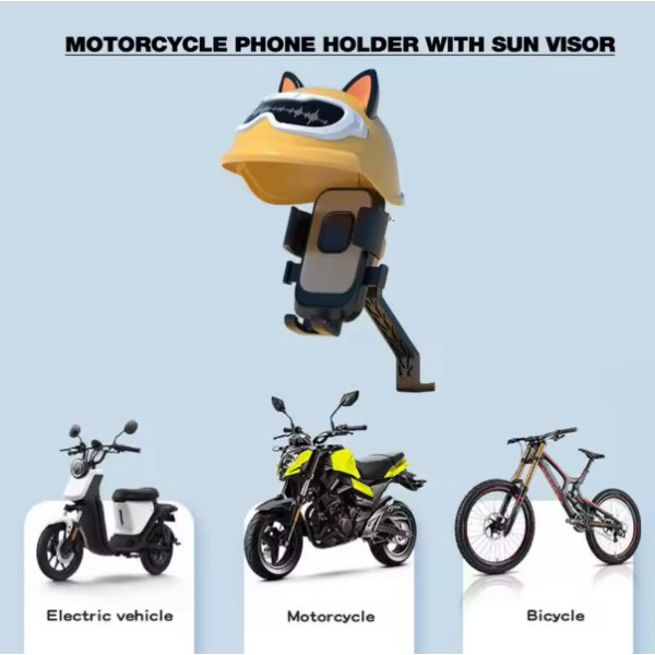 Phone Holder with Sun Visor