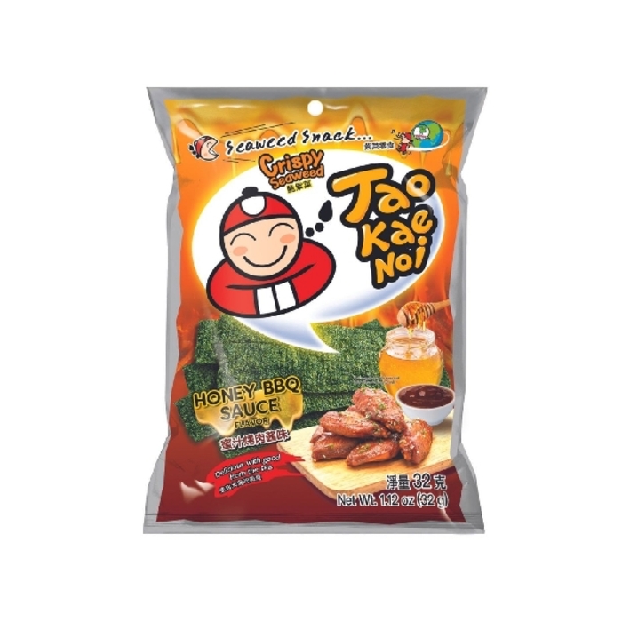 TAO KAE NOI Crispy Seaweed Honey BBQ 32g