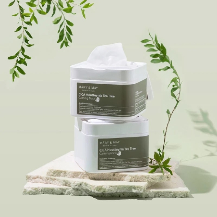 Mary & May CICA Houttuynia Tea Tree Calming Mask (30ea)