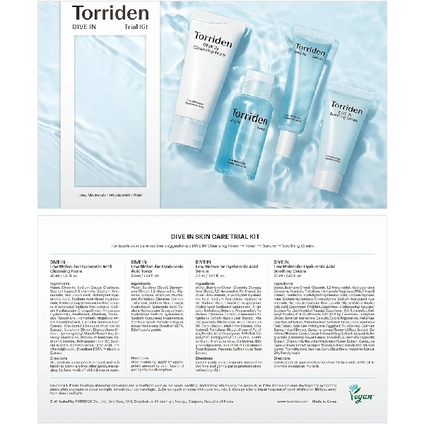 Torriden DIVE IN Trial Kit