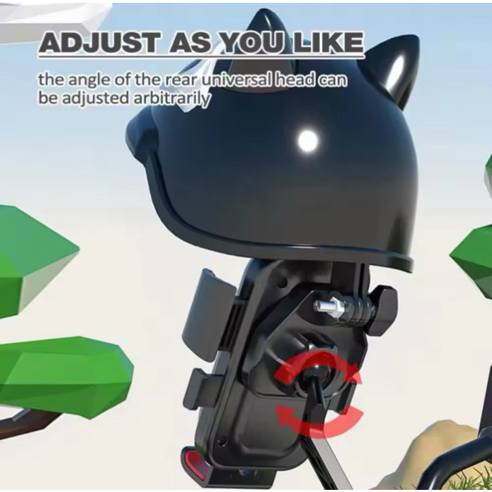 Phone Holder with Sun Visor