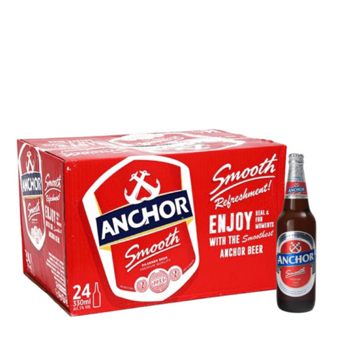 Anchor Beer Bottle - 1 Case 