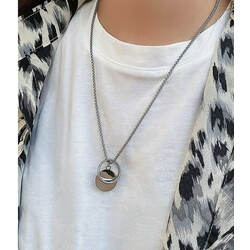  Ring Pendant Necklace