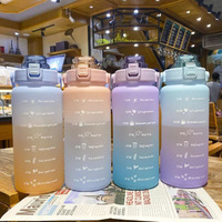 2L Water Bottle with Straw