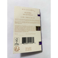  BVLGARI Allegra Fiori D'Amore Perfume 1.5ml ទឹកអប់ 