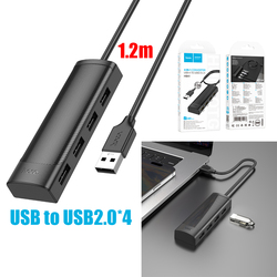 HUB Converter USB to USB2.0*4 hoco HB41 1.2m 10042