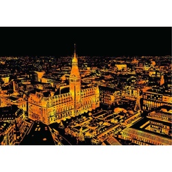 🇹🇭 Scraping Art A3 Size Color Scratching Decorative Picture