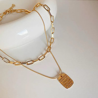 N34 Woman's Fashion Necklace ខ្សែកនារី