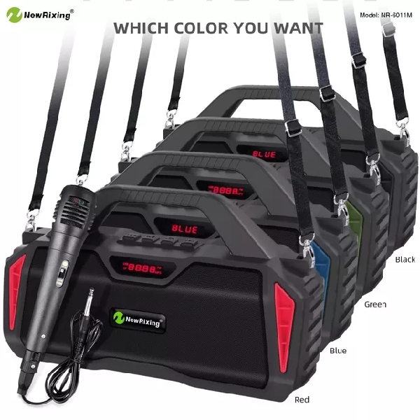 NR-6011M Portable Karaoke Speaker with Mic